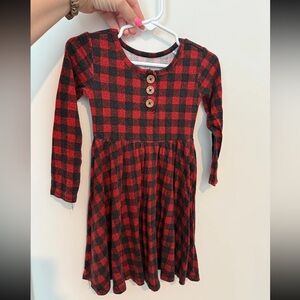 Posh Peanut Bamboo Twirl Dress Size- 2T